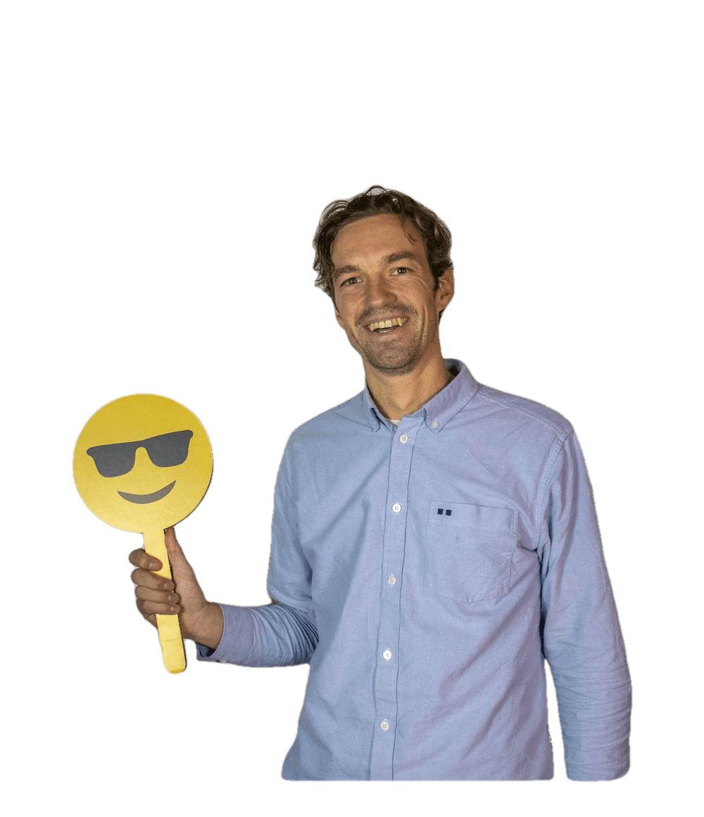Jan Portheine, Founder & Implementation, as a Lifesizy cutout