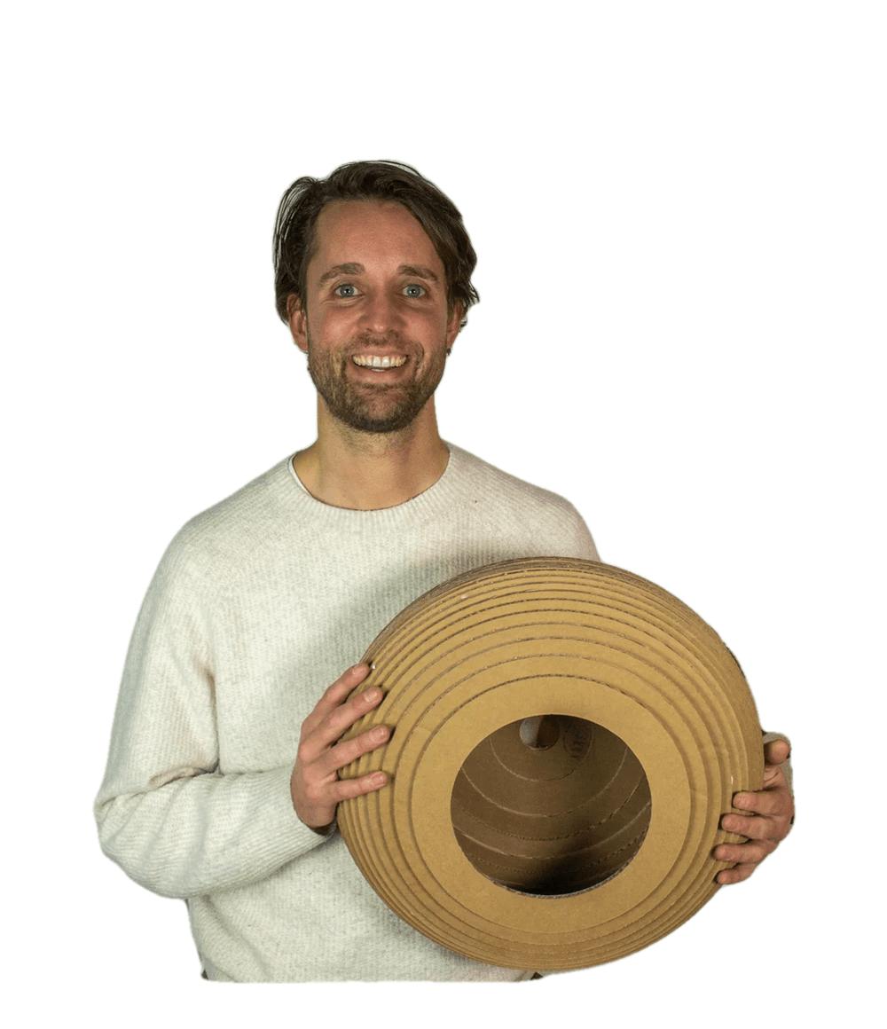 Timo Krenn, Founder & Sales, as a Lifesizy cutout
